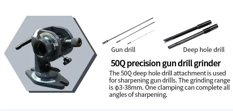 50Q Gun drill grinding attachment