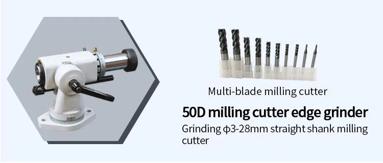50D End mill grinding attachment
